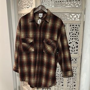 Cozy flannel size large new with tags